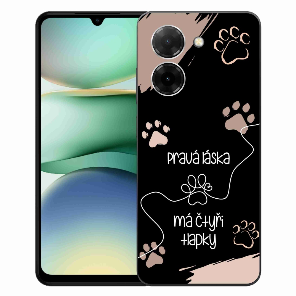 Gélový kryt mmCase na Xiaomi Redmi A5 (173.45x79.35x8.45mm) - psí motív 1 čierne pozadie