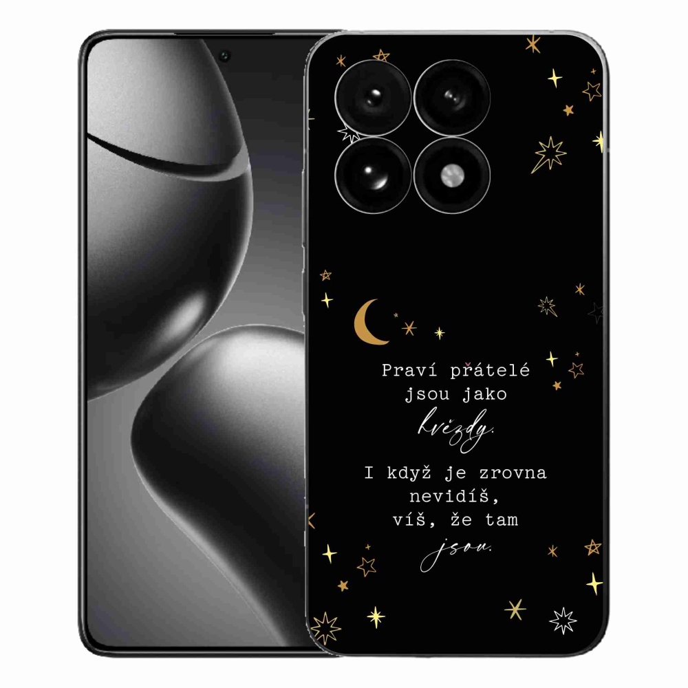 Gélový kryt mmCase na Xiaomi 15T - citát 6 čierne pozadie
