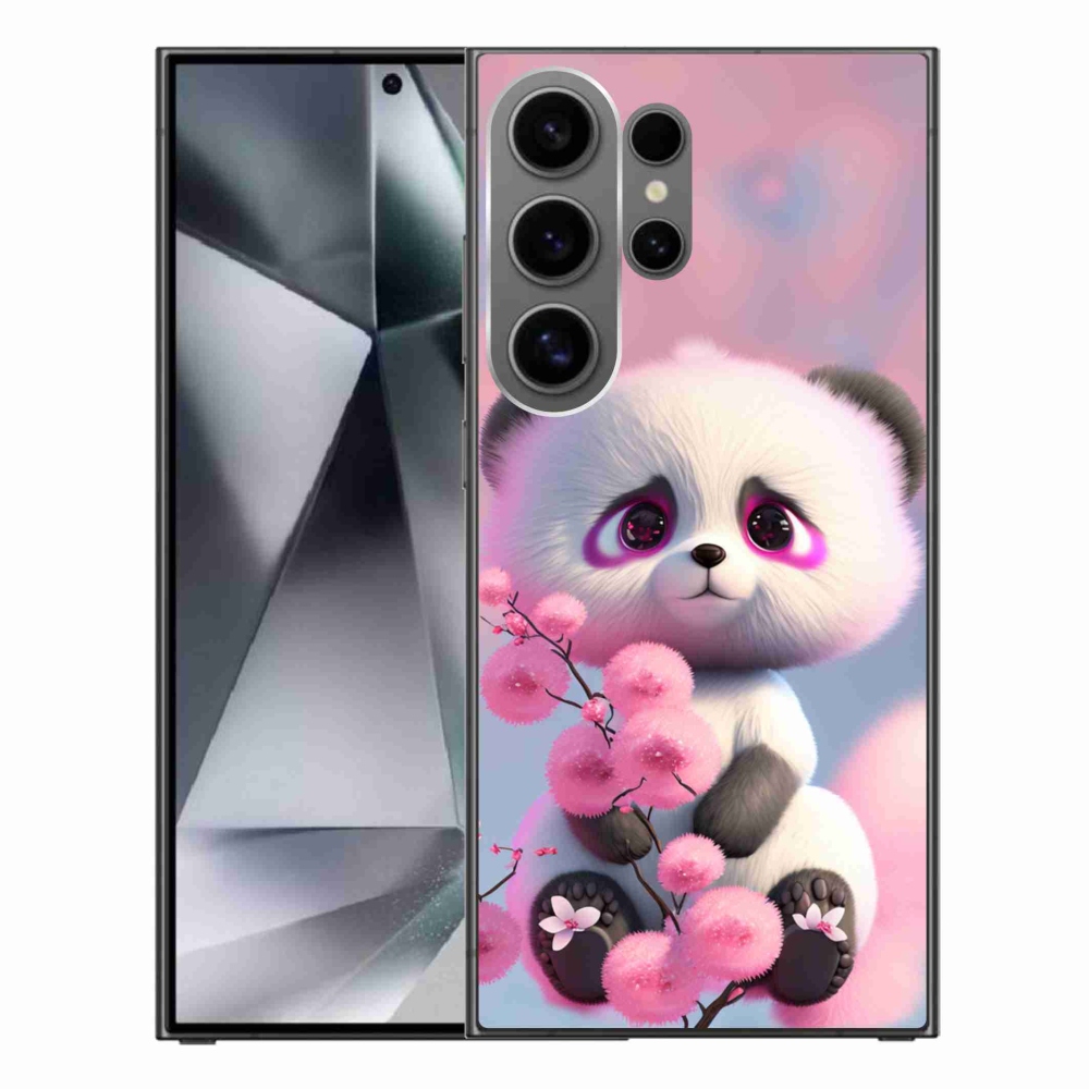 Gélový kryt mmCase na Samsung Galaxy S24 Ultra - roztomilá panda 1