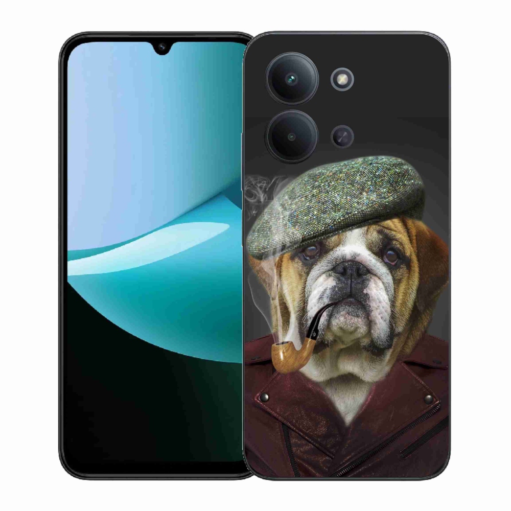 Gélový kryt mmCase na Xiaomi Redmi 15C 4G (171mm)/Poco C85 4G (171mm) - pes s fajkou