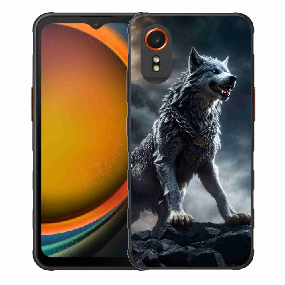 Gélový kryt mmCase na Samsung Galaxy Xcover 7 - vlk 1