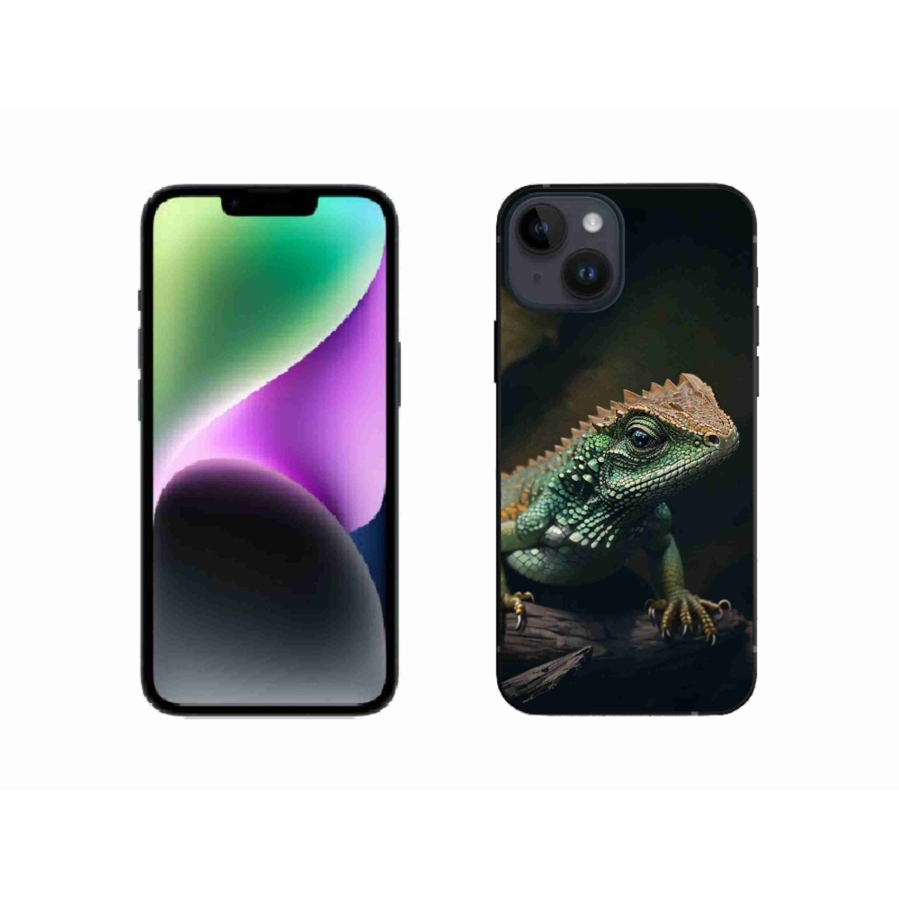 Gélový kryt mmCase na iPhone 14 - jašter