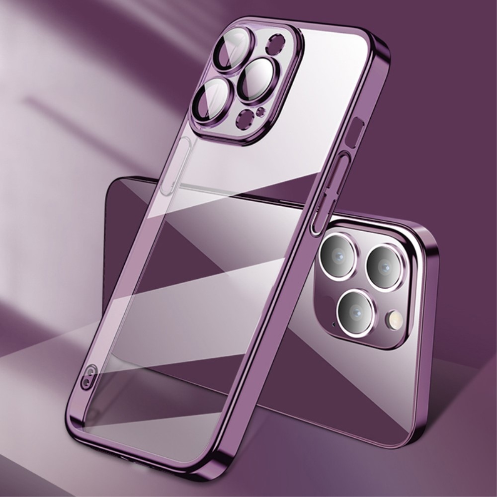 X-Level gélový obal s pevným chrbtom na iPhone 15 Pro Max - fialový