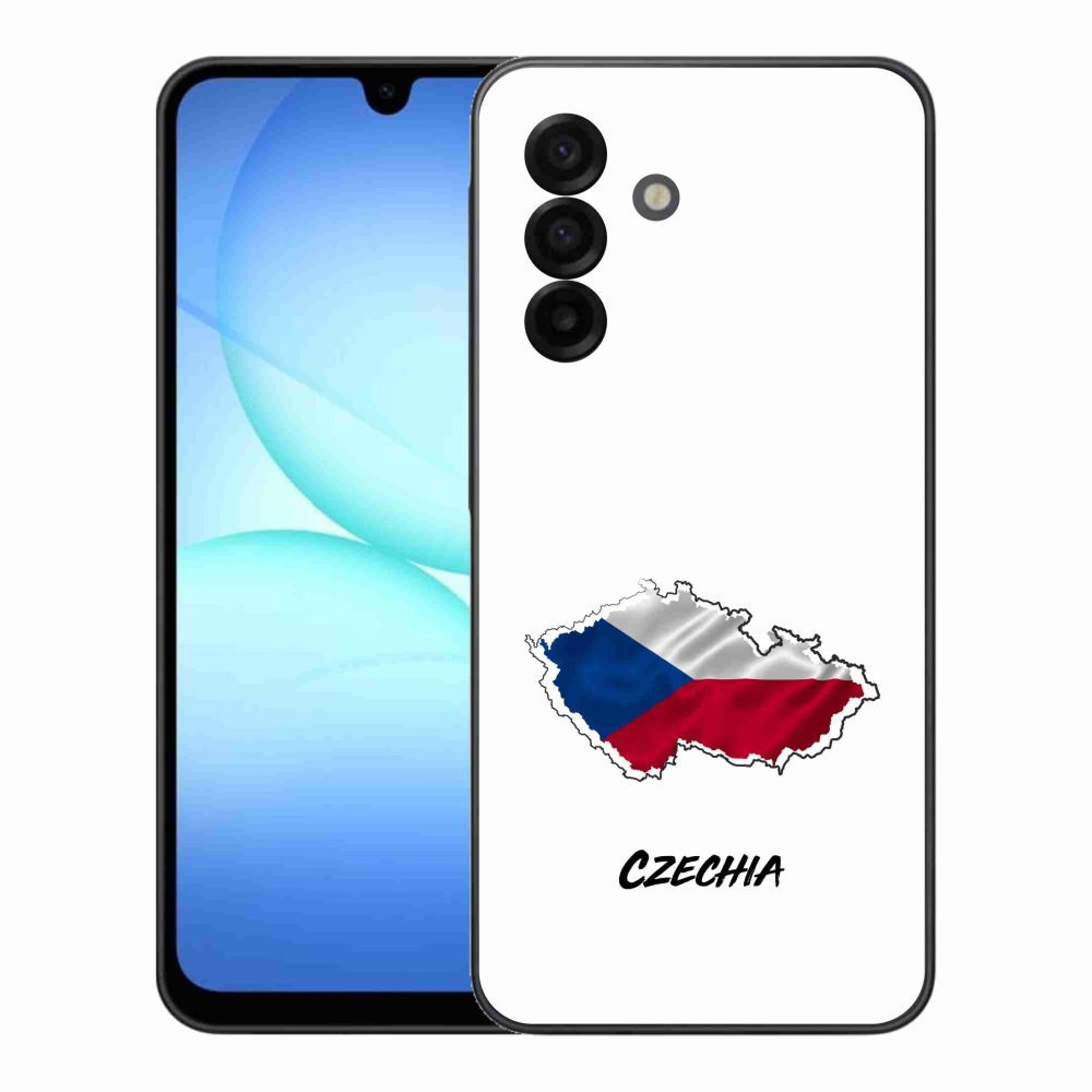 Gélový kryt mmCase na Samsung Galaxy A17 4G/5G - Czechia biele pozadie