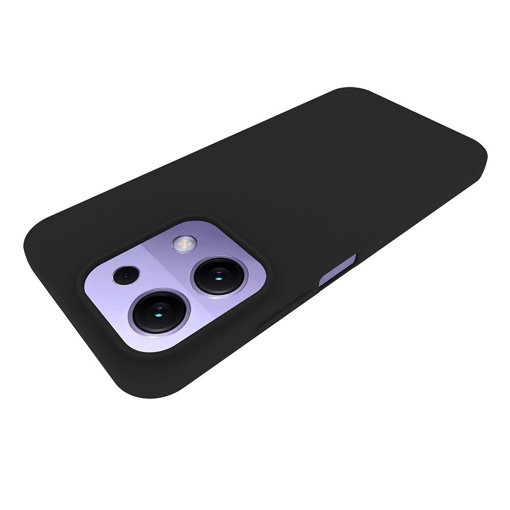 Matný gélový obal na Xiaomi Redmi 15C 4G (171mm)/Poco C85 4G (171mm) - čierny