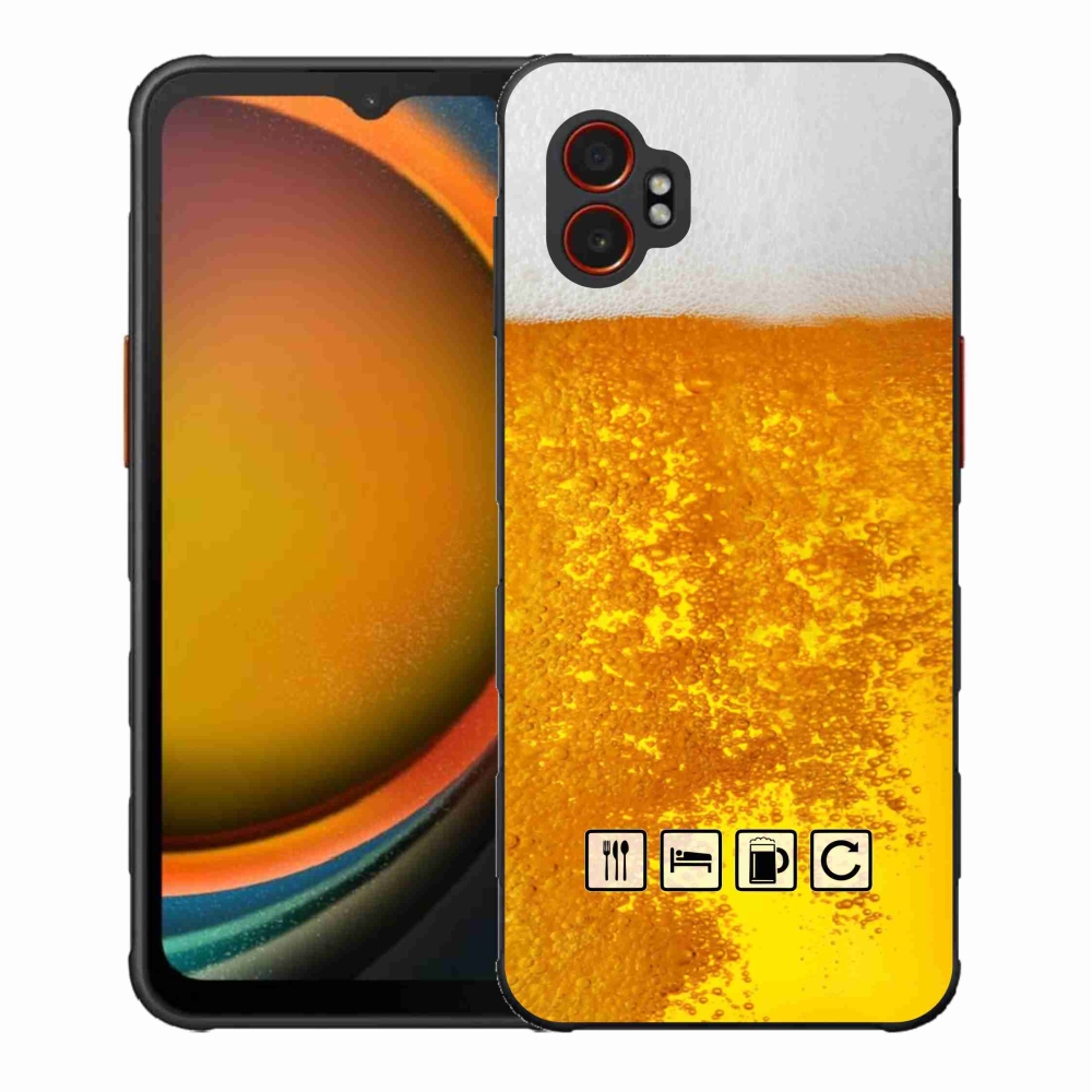Gélový kryt mmCase na Samsung Galaxy Xcover 7 Pro - pivný motív 3