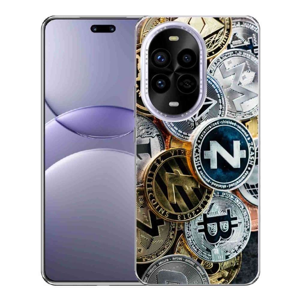 Gélový kryt mmCase na Huawei Nova 13 Pro 5G - kryptomeny