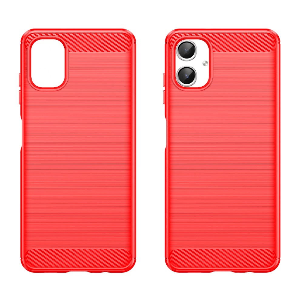 Carbon odolný gélový obal na Samsung Galaxy A06 4G - červený