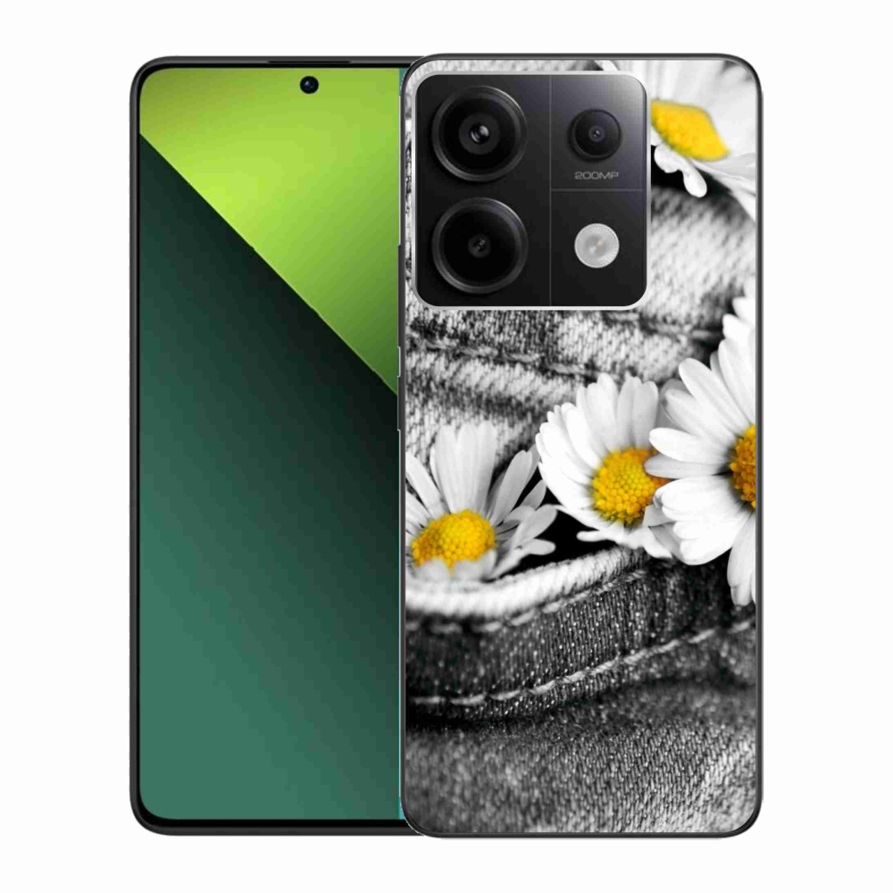 Gélový obal mmCase na Xiaomi Redmi Note 13 Pro 5G/Poco X6 5G - margaréty