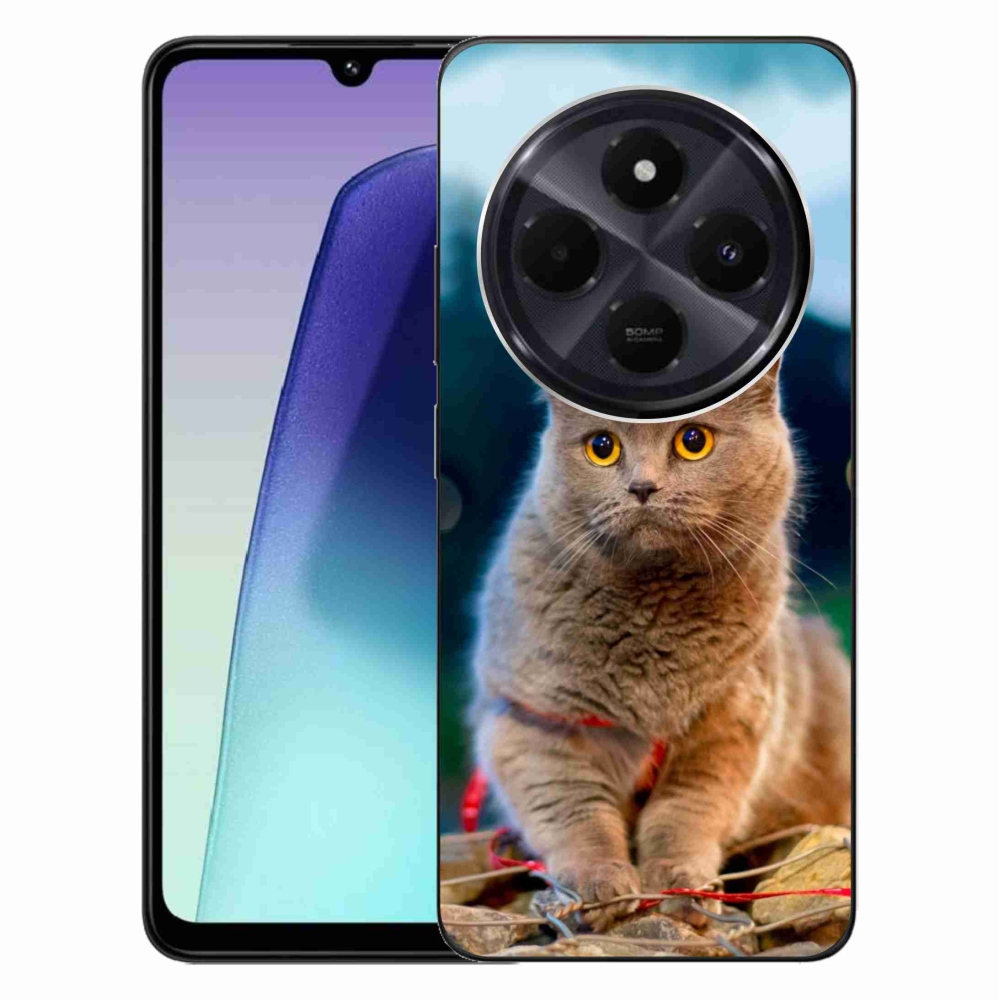 Gélový kryt mmCase na Xiaomi Redmi 14C/Poco C75 - britská modrá 2
