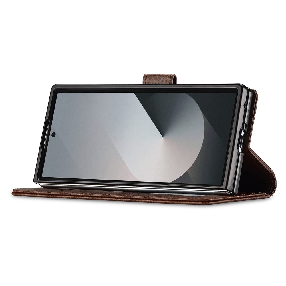 IMEEKE knižkové púzdro na Samsung Galaxy Z Fold7 5G - hnedé