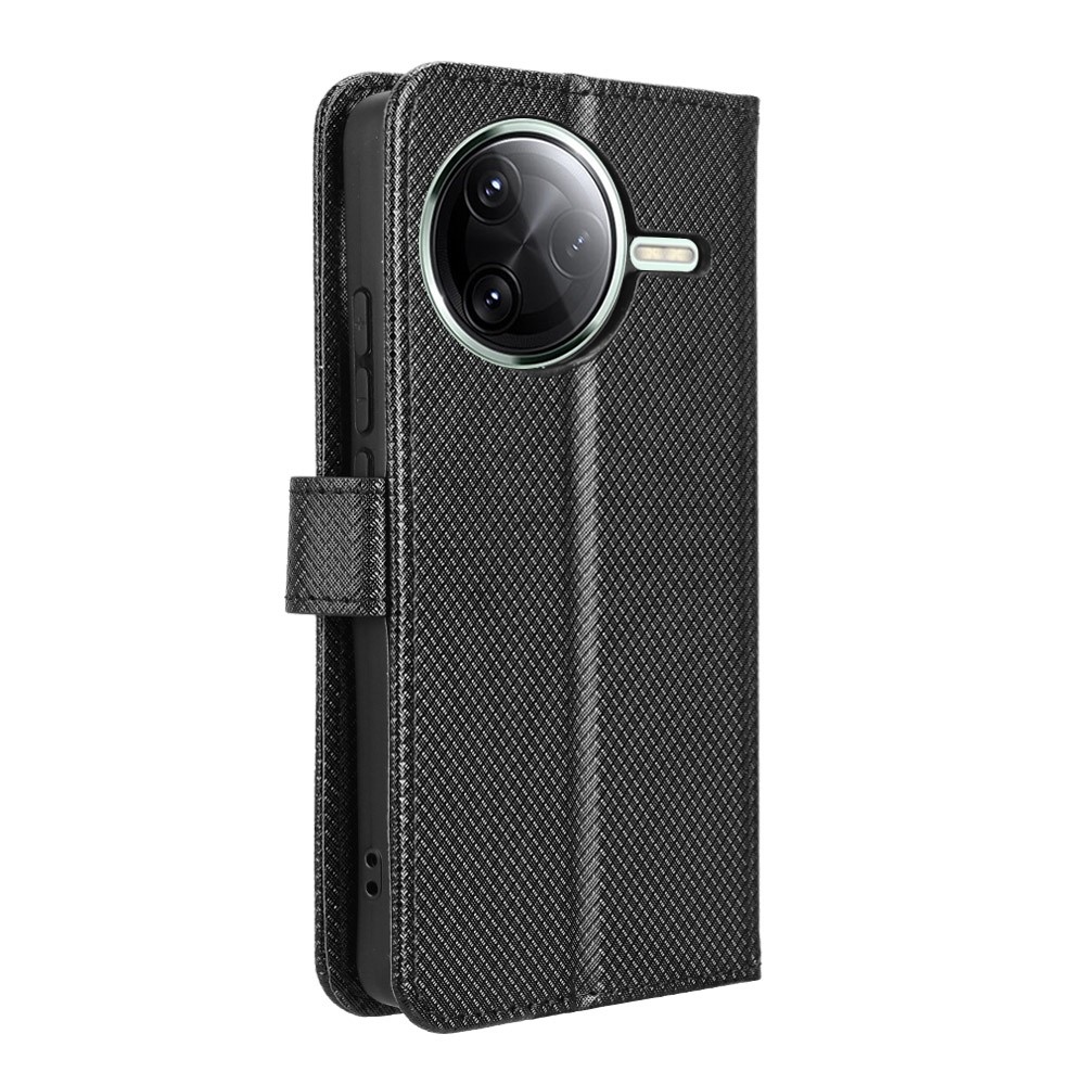 Diamond knižkové púzdro na Xiaomi Poco F7 Pro 5G/Poco F7 Ultra 5G - čierne