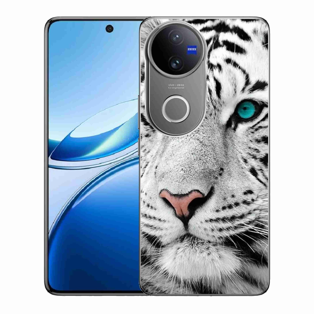 Gélový kryt mmCase na Vivo V50 5G - biely tiger
