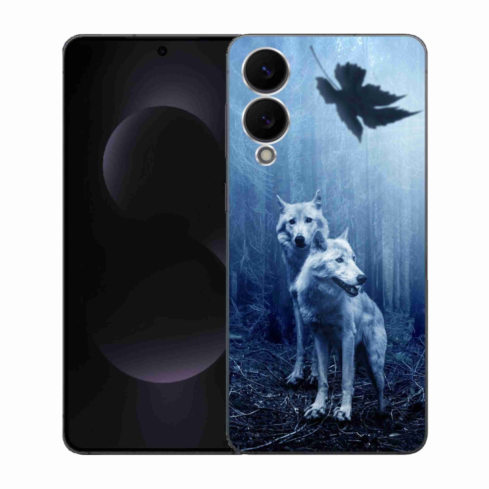 Gélový kryt mmCase na Samsung Galaxy S25 Edge - vlci v lese