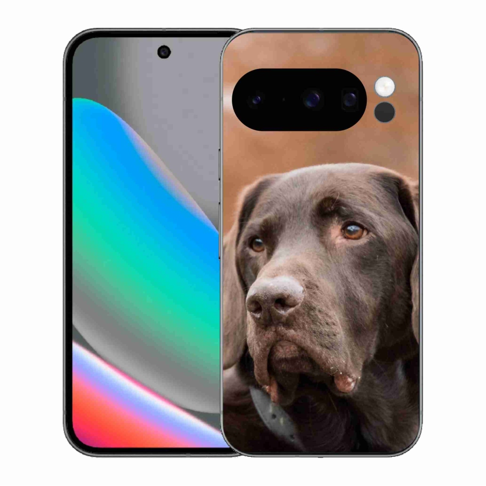 Gélový kryt mmCase na Google Pixel 10 Pro - hnedý labrador