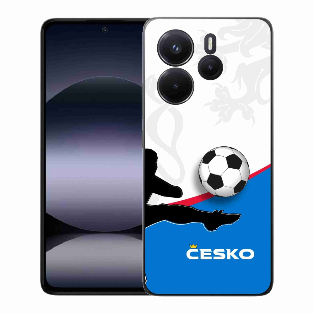 Gélový kryt mmCase na Xiaomi Redmi Note 14 - futbal Česko 3