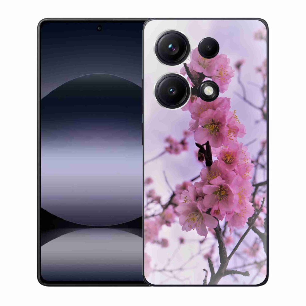 Gélový kryt mmCase na Xiaomi Redmi Note 14S - kvety 7