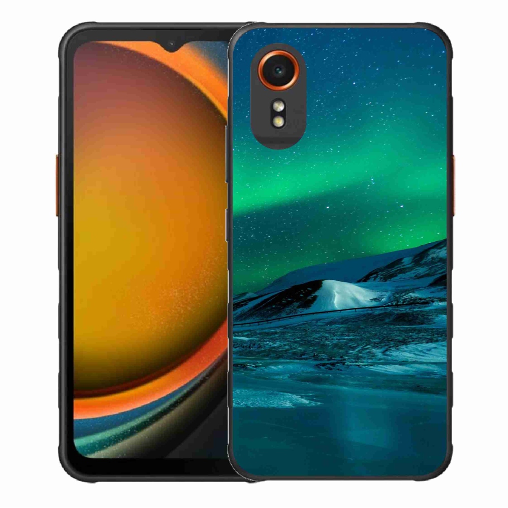 Gélový kryt mmCase na Samsung Galaxy Xcover 7 - polárna žiara