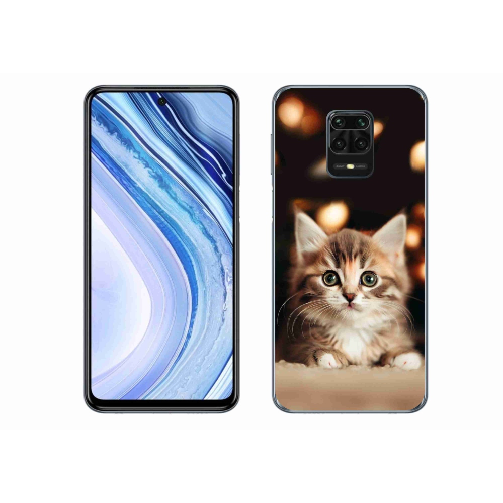 Gélový kryt mmCase na Xiaomi Redmi Note 9 Pro - roztomilé mačiatko 2