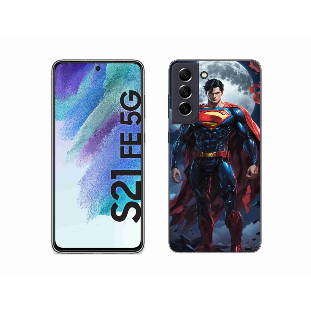 Gélový kryt mmCase na Samsung Galaxy S21 FE 5G - superman