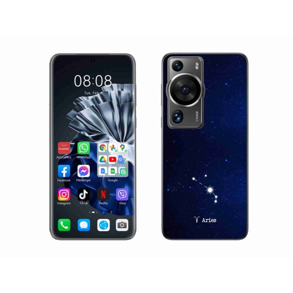 Gélový kryt mmCase na Huawei P60 Pro - súhvezdie Barana