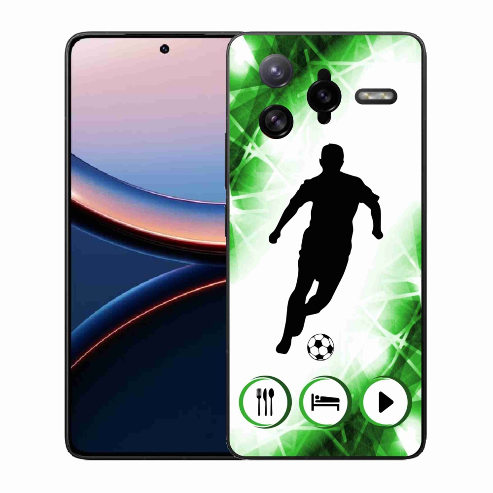 Gélový kryt mmCase na Xiaomi Poco F7 Ultra - futbalista
