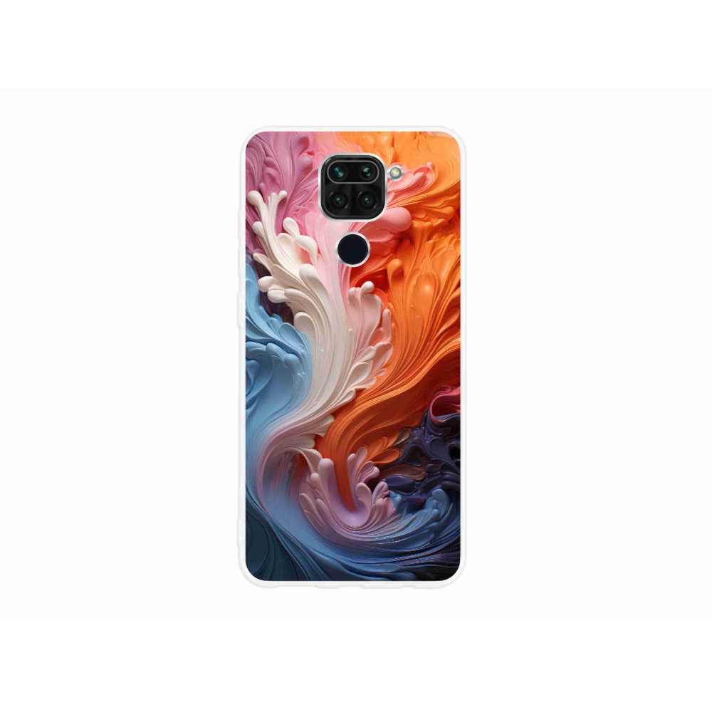 Gelový kryt mmCase na Xiaomi Redmi Note 9 - abstraktní motiv 8