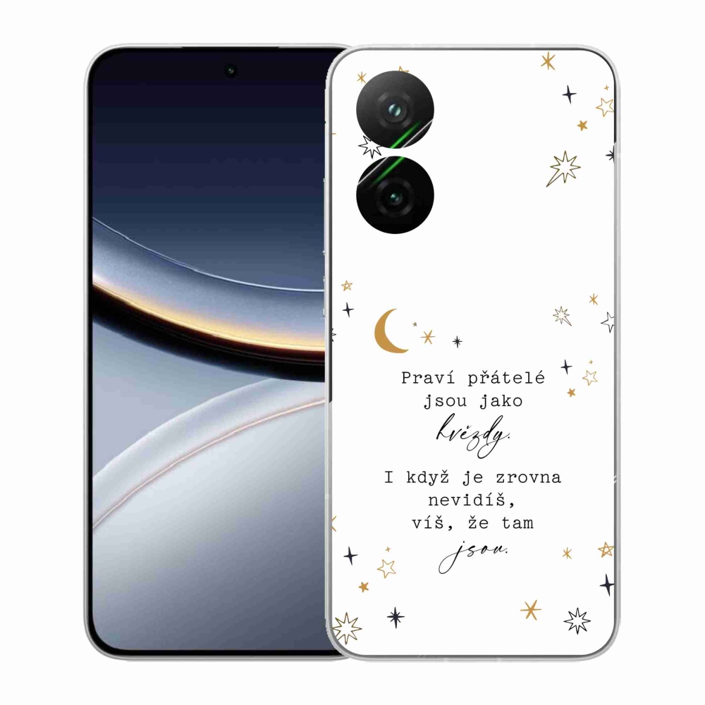 Gélový kryt mmCase na Xiaomi Poco F7 5G - citát 6 biele pozadie