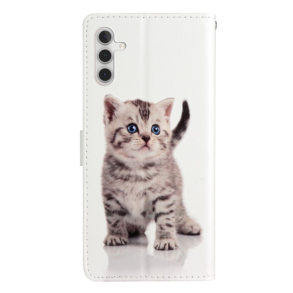 Unique knižkové púzdro na Samsung Galaxy S25 FE - mačiatko