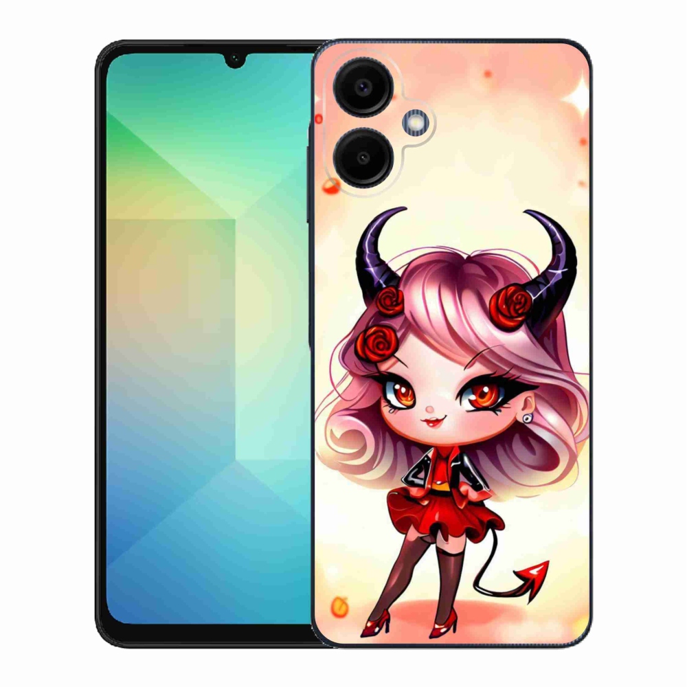 Gélový kryt mmCase na Samsung Galaxy A06 4G - kreslená čertica