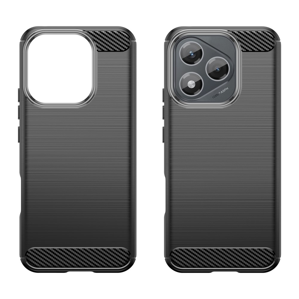 Carbon odolný gélový obal na Honor 400 Lite - čierne