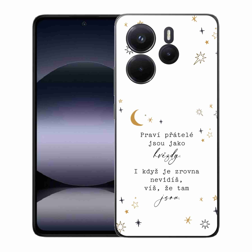 Gélový kryt mmCase na Xiaomi Redmi Note 14 - citát 6 biele pozadie