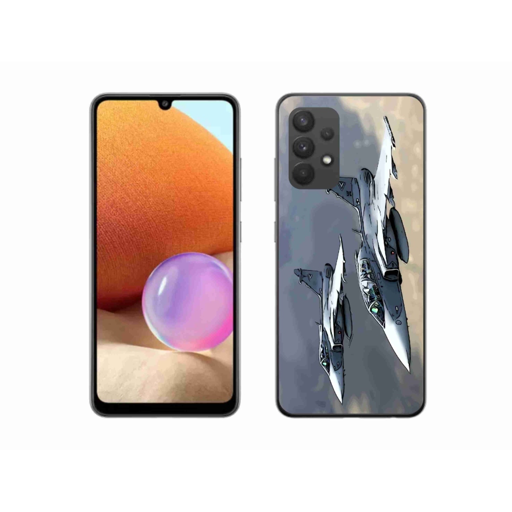 Gélový kryt mmCase na Samsung Galaxy A32 4G - stíhačky
