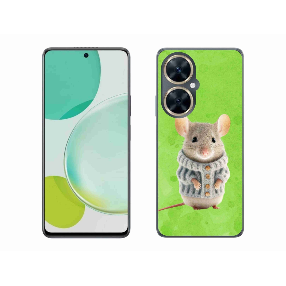 Gélový kryt mmCase na Huawei Nova 11i - myška vo svetri