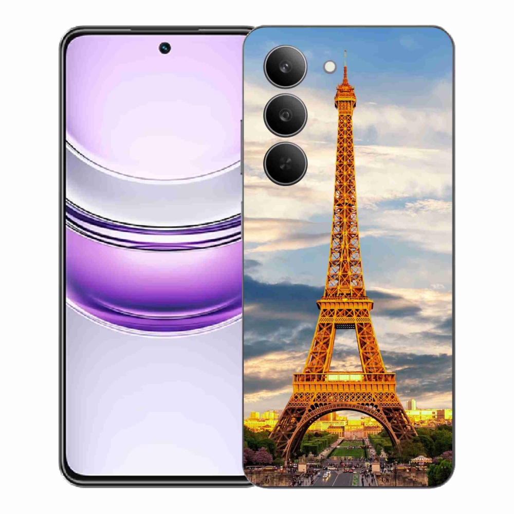 Gélový kryt mmCase na Realme 14x 5G - eiffelova veža 3