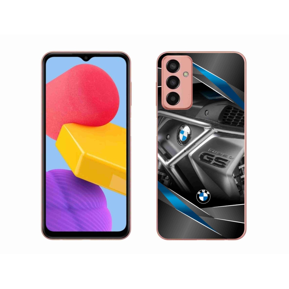 Gélový kryt mmCase na Samsung Galaxy M13 - motorka bmw