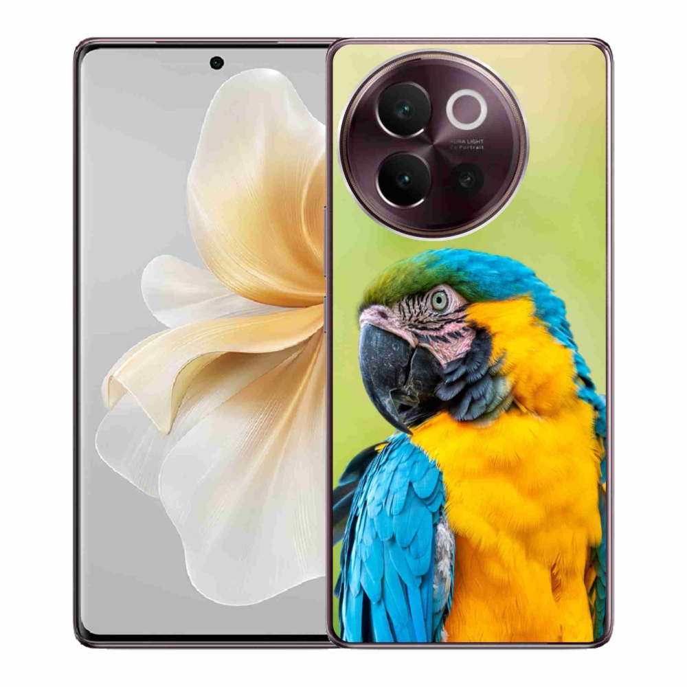 Gélový obal mmCase na Vivo V40 Lite 5G - papagáj ara 2