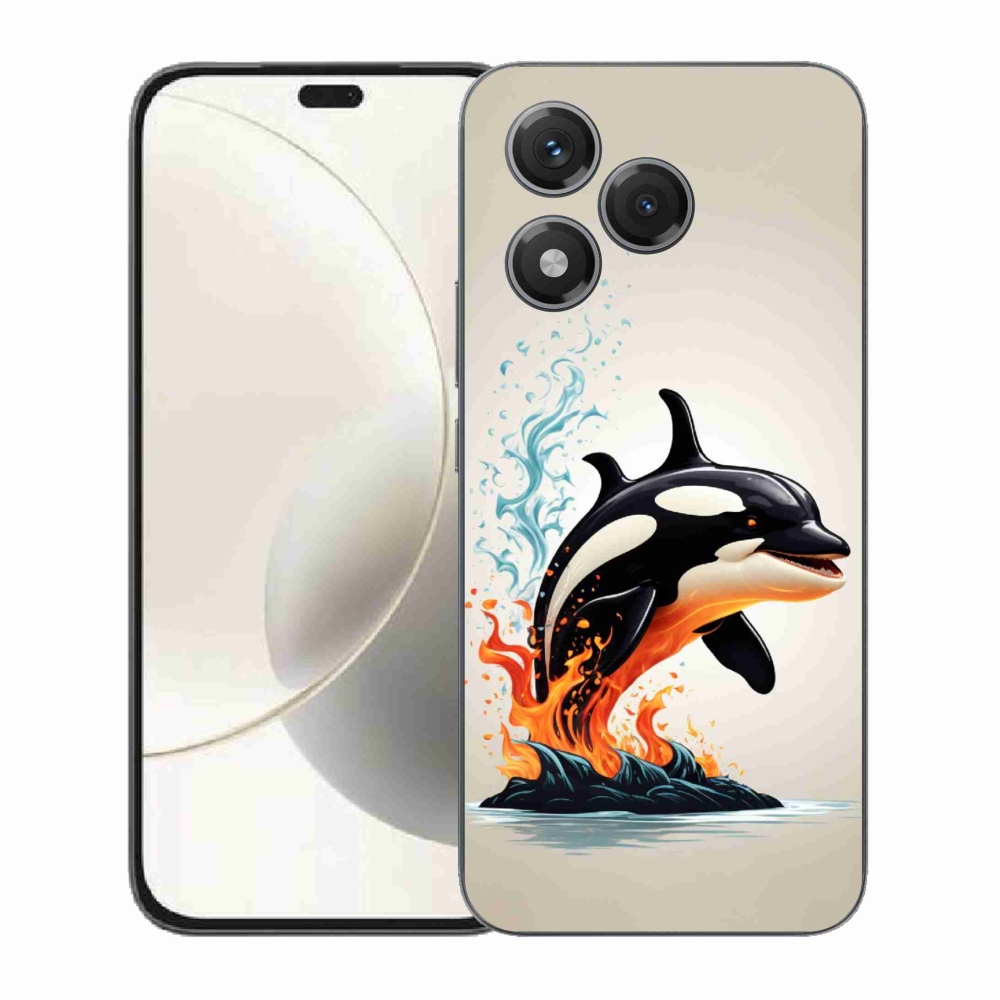 Gélový kryt mmCase na Honor 400 Lite - kosatka