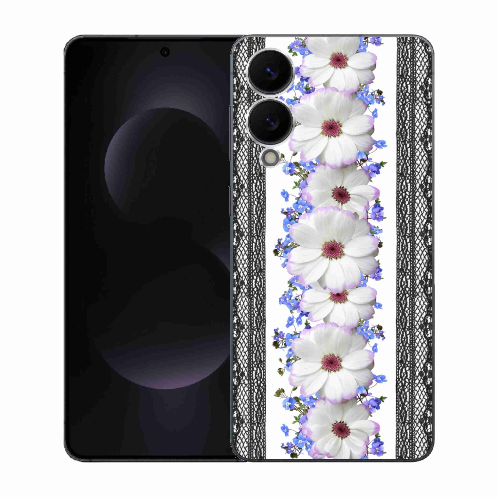 Gélový kryt mmCase na Samsung Galaxy S25 Edge - kvety 8