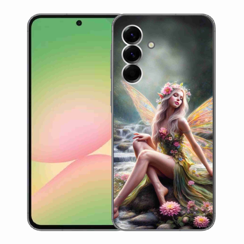 Gélový kryt mmCase na Samsung Galaxy A56 5G - motýlia žena 1
