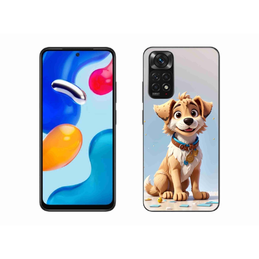 Gélový kryt mmCase na Xiaomi Redmi Note 11 4G - kreslené šteňa