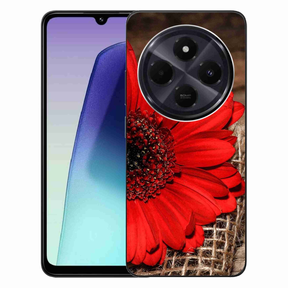 Gélový kryt mmCase na Xiaomi Redmi 14C/Poco C75 - gerbera