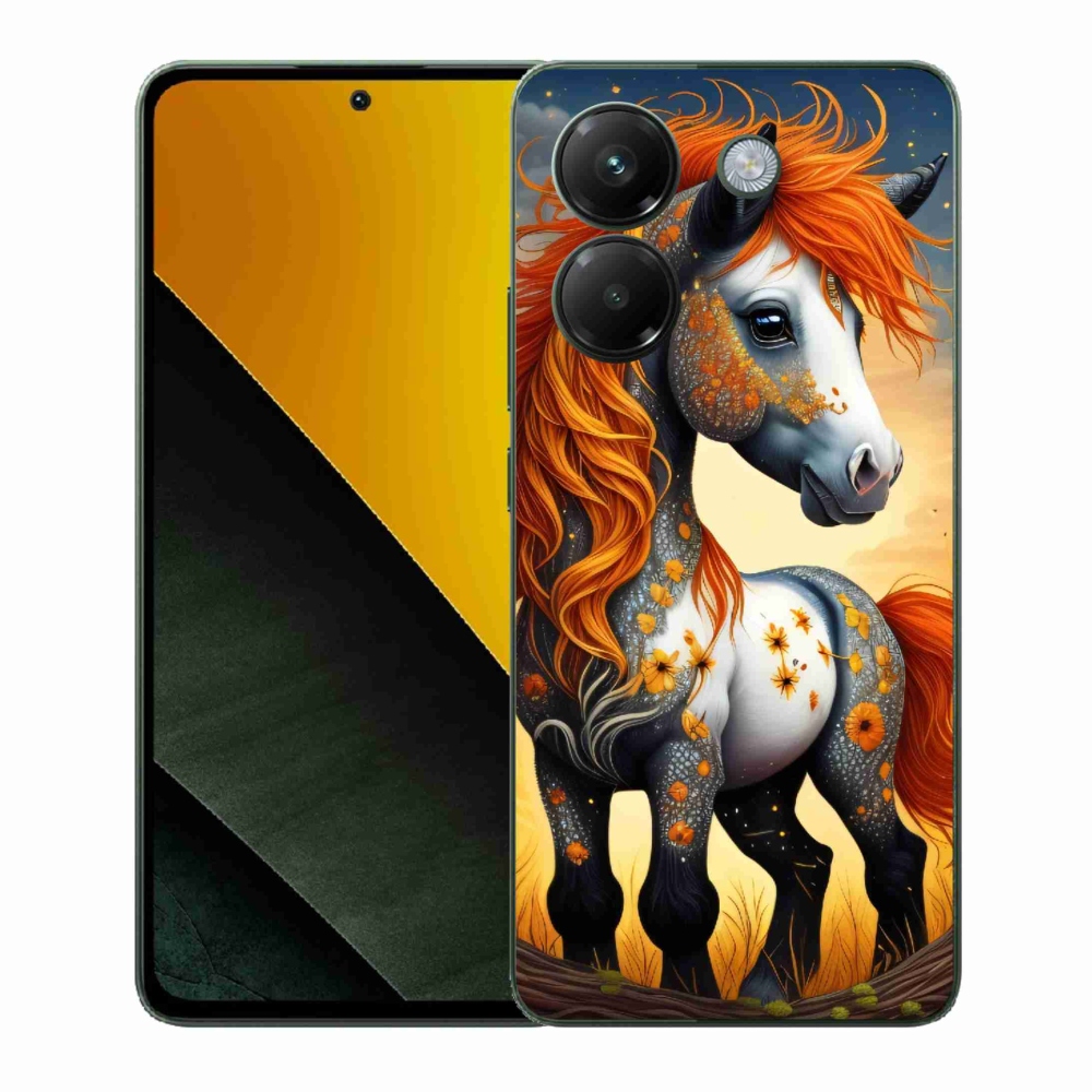 Gélový kryt mmCase na Xiaomi Poco M7 Pro 5G - farebný poník