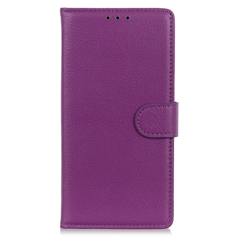 Litchie knižkové púzdro na Xiaomi Redmi 15C 4G/5G (173mm) - fialové