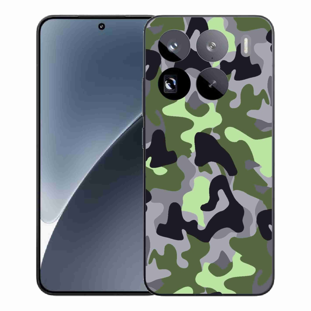 Gélový kryt mmCase na Xiaomi 15 Pro - maskáčový vzor 7