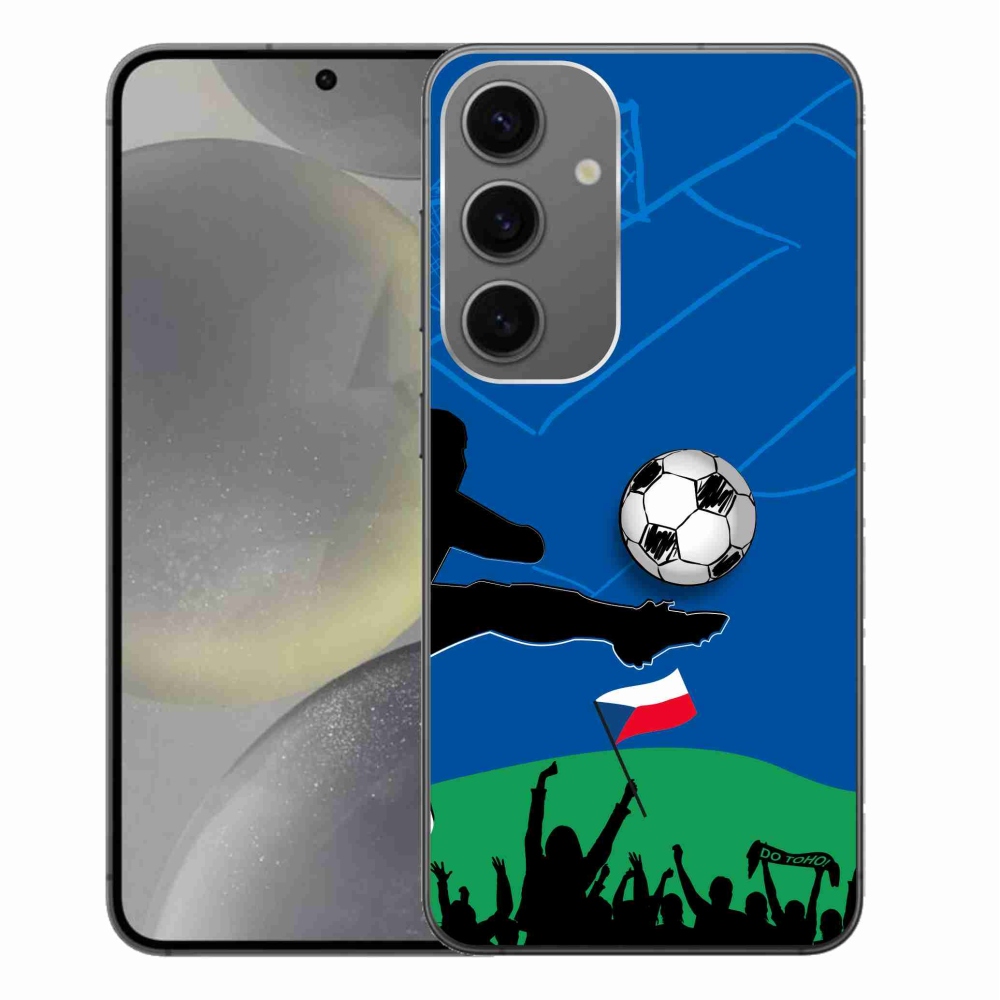 Gélový kryt mmCase na Samsung Galaxy S24+ - fanúšikovia futbalu