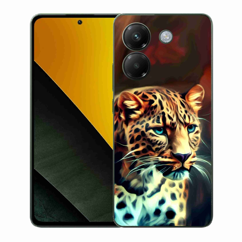 Gélový kryt mmCase na Xiaomi Poco M7 Pro 5G - leopard