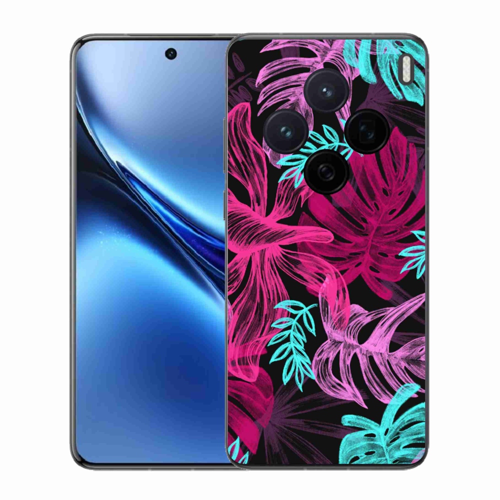 Gélový kryt mmCase na Vivo X200 5G - kvety 1