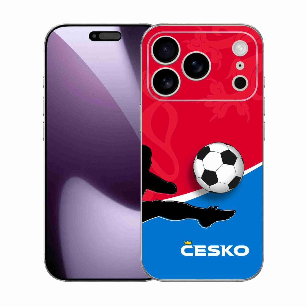 Gélový kryt mmCase na iPhone 17 Pro - futbal Česko 2