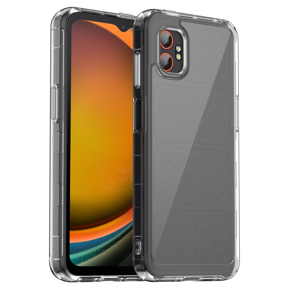 Gélový obal s pevným chrbtom na Samsung Galaxy Xcover 7 Pro - priehľadný